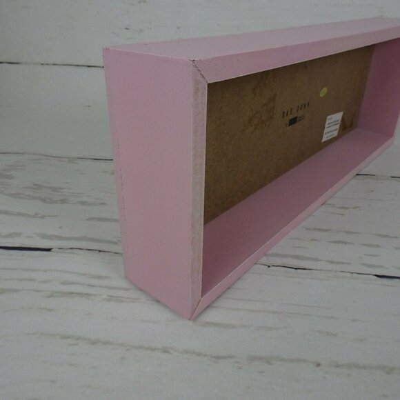 Rae Dunn Pink PEACE LOVE JOY Wooden Sign Farmhouse Holiday Decor 14x5x2 2020 - Picture 11 of 12